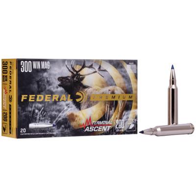 Federal P300WTA1 Premium 300 Win Mag 200 gr Terminal Ascent 20 Bx