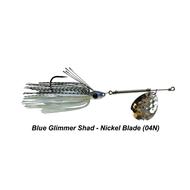  Picasso All- Terrain Weedless Inline Spinner Jig - 1/2oz - Blue Glimmer/Nickel