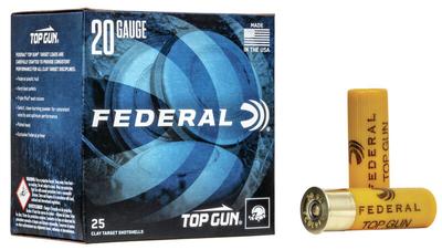 Federal Top Gun 20 Gauge 8 Shot Size