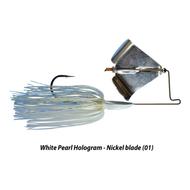  3/8 Oz Picasso Rusty Squeaker Buzzbait - White Pearl/Nickel