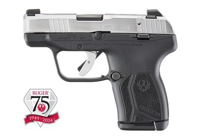 RUGER LCP MAX 75TH ANNIVERSARY BLACK / STAINLESS .380 ACP 2.8