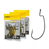  Nako Power Ewg Hooks | Offset Worm Hooks | # 2/0 Offset Shank Ewg Worm Hook