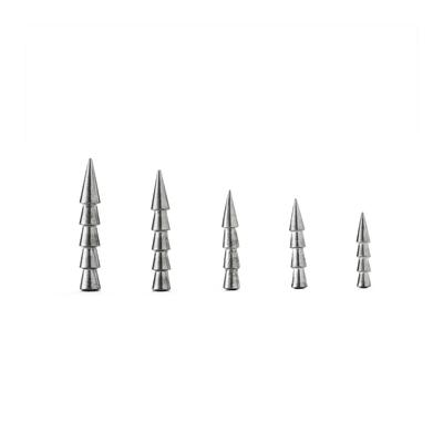 NAKO 97% Purity Tungsten Polished Nail Weights |1/64 oz (10-piece)