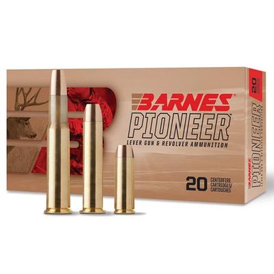 BARNES BULLETS PIONEER BRASS .45-70 300 GRAIN 20-ROUNDS TSX