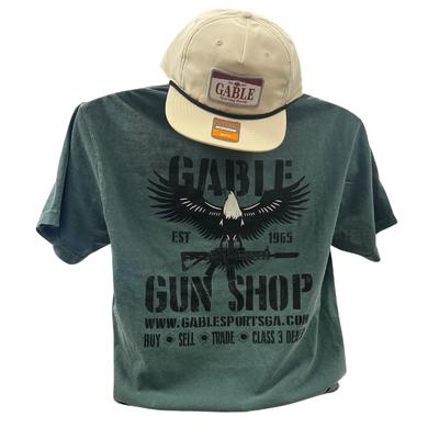 GABLE T - EAGLE GUN SHOP LOGO-COMFORT COLORS