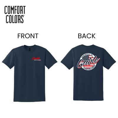 GABLE 4TH OF JULY COLLECTION- FLAG LOGO T-SHIRT -COMFORT COLORS