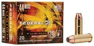 Federal 44 Magnum 240gr Fusion Ammunition 20rds - F44FS1