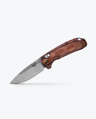 Benchmade North Fork | Stabilized Wood | Drop-point