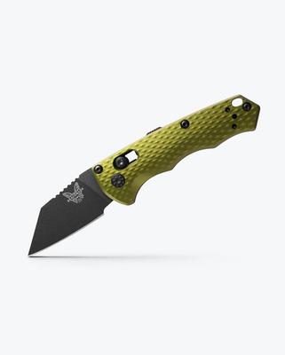 Benchmade Partial Immunity® | Woodland Green Aluminum | Wharncliffe