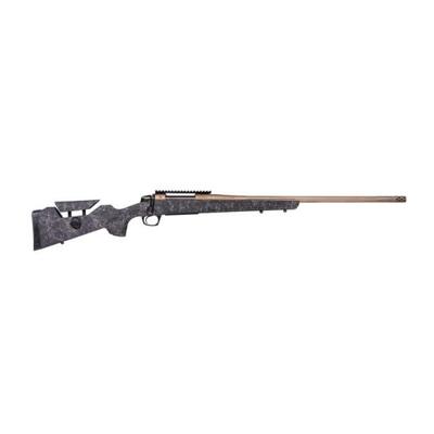 CVA Cascade Long Range Hunter 7mm Remington Magnum Bolt Action Rifle, Black/Smoke Bronze - Sleek Black and Smoke Bronze for Tactical Stealth - CR3960F