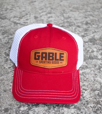 Gable 1965 Collection -111-LEATHER PATCH- RED/WHITE