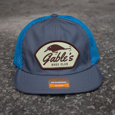 Gable's Bass Club Collection -935-Charcoal/Cyan