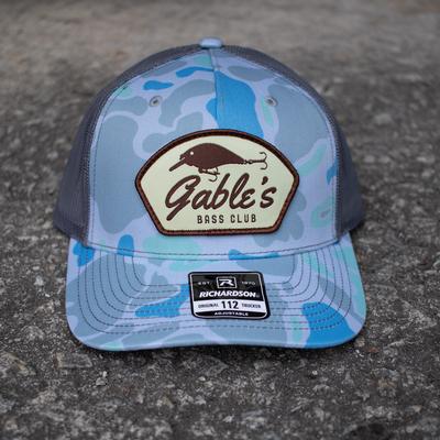 Gable's Bass Club Collection -112PFP-Saltwater Duck Camo/Charcoal