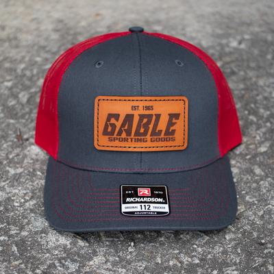 Gable's Leather Heritage Collection-112-Heather Grey/Red