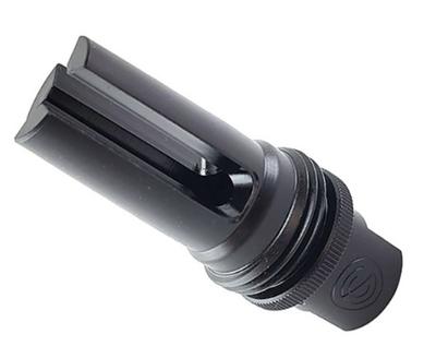 SILENCERCO AC5364 ASR PIN/WELD FLASH HIDER (.30 CAL) 1/2X28MM (BLACK)