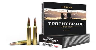 Nosler 7mm Rem Mag 160gr AccuBond Trophy Grade Ammunition