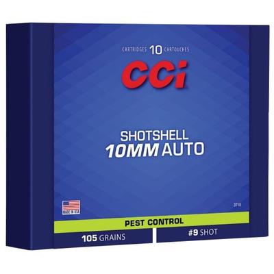 CCI 10mm 105 gr #9 10rds Handgun Shotshell for Versatile Use and Enhanced Performance - 3710