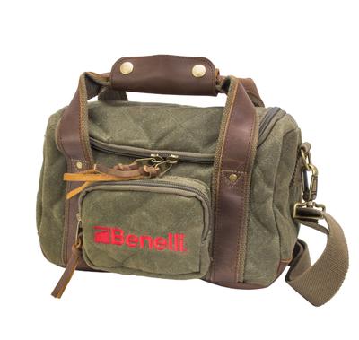 Benelli Lodge Range Bag, Olive Waxed Cotton