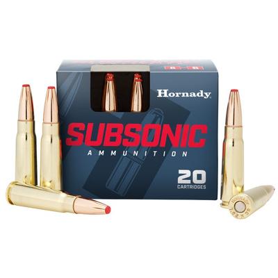 Hornady Subsonic Brass 7.62 X 39 255 Grain 20-Rounds SX