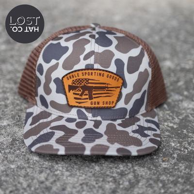 GABLE GUN FLAG -LOST HAT CO.  SLOUGH-CHOCOLATE SLATE