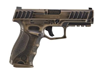 Stoeger STR-9 Mid-Size 9mm Distressed FDE 15+1 Striker-Fired Pistol w/(2)15rd Mags 317A26