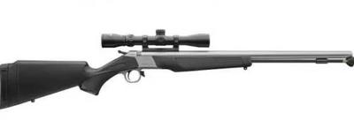 CVA WOLF V2 .50 Cal Break Action Inline Muzzleloader with Scope SS/Black