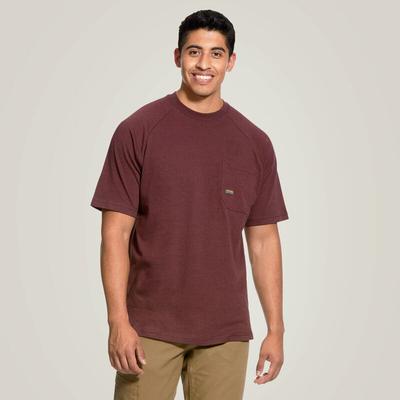 Ariat Rebar Cotton Strong T-Shirt - BURGANDY