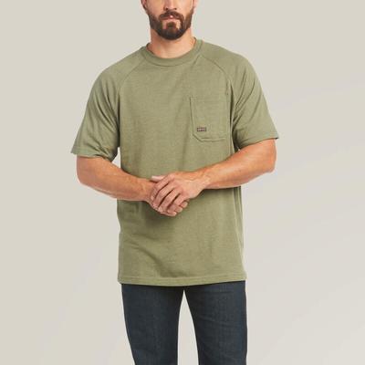 Ariat Rebar Cotton Strong T-Shirt - SAGEHEATHER