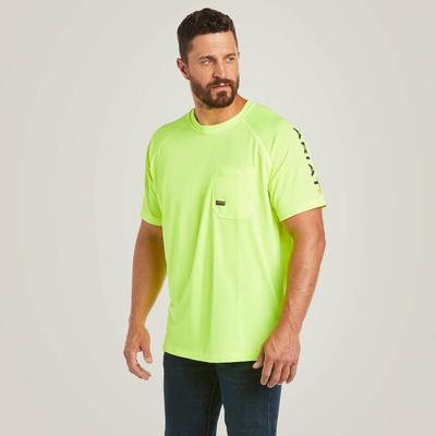 Ariat Rebar Heat Fighter T-Shirt- NEONLIME