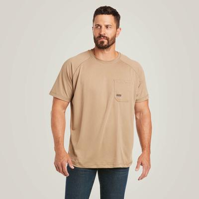 Ariat Rebar Heat Fighter T-Shirt- KHAKI