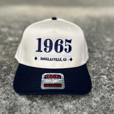 Est in 1965 Anniversary Hat Collection -Natural and Navy