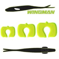  Fishco Wingman - Large- Chartreuse Clear