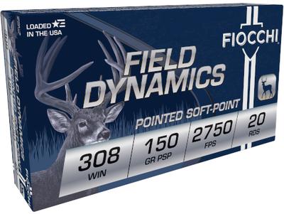 FIOCCHI Field Dynamics - 308 Winchester SKU: 308B