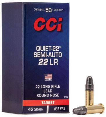 CCi Quiet-22 Semi-Auto 22 LR 45 Grain