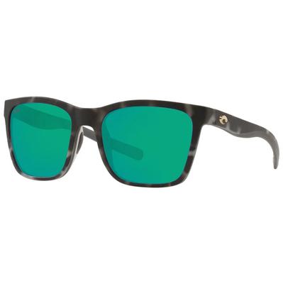 Costa Del Mar Sunglasses-PANGA Matte Grey Tortoise Polarised Green Mirror 580P