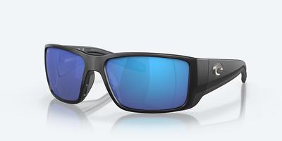 Costa Del Mar Sunglasses-BLACKFIN PRO -Matte Black-Blue Mirror Polarized Glass 580G