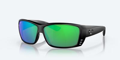 Costa Del Mar Sunglasses -CAT CAY- Blackout-Green Mirror Polarized Polycarbonate 580P