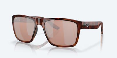 Costa Del Mar Sunglasses -PAUNCH XL-Tortoise- Copper Silver Mirror Polarized Polycarbonate  580P