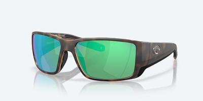 Costa Del Mar Sunglasses -BLACKFIN PRO- Matte Tortoise- Green Mirror Polarized Glass 580G