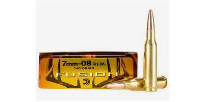 Federal Fusion  7 mm-08 Remington, Fusion Ammunition, 140 GR