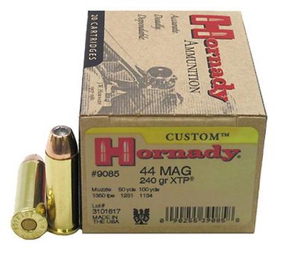 Hornady .44 Magnum Ammunition 20 Rounds XTP JHP 240 Grains        9085