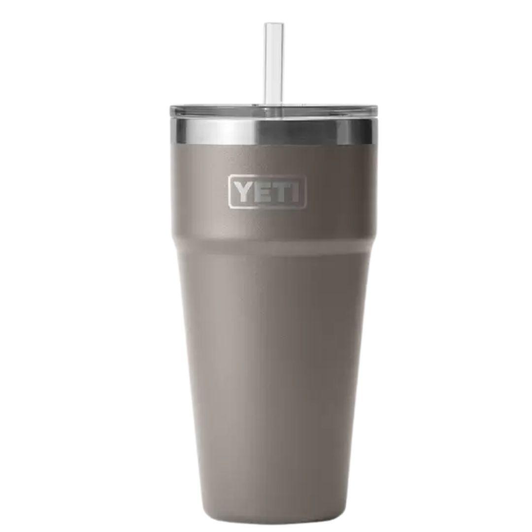 YETI 26 Oz Straw Cup + Matching Magslider Lid- Sharptail Taupe NWT